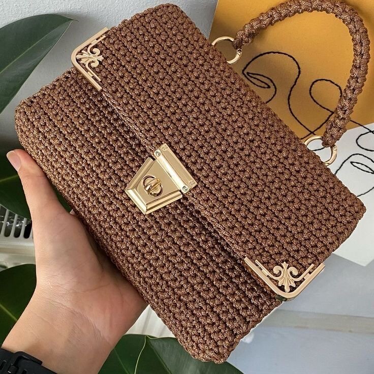 Sac à main en crochet élégant