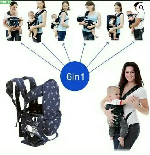 Porte-bébé Kangourou à 6 Postures – Bleu