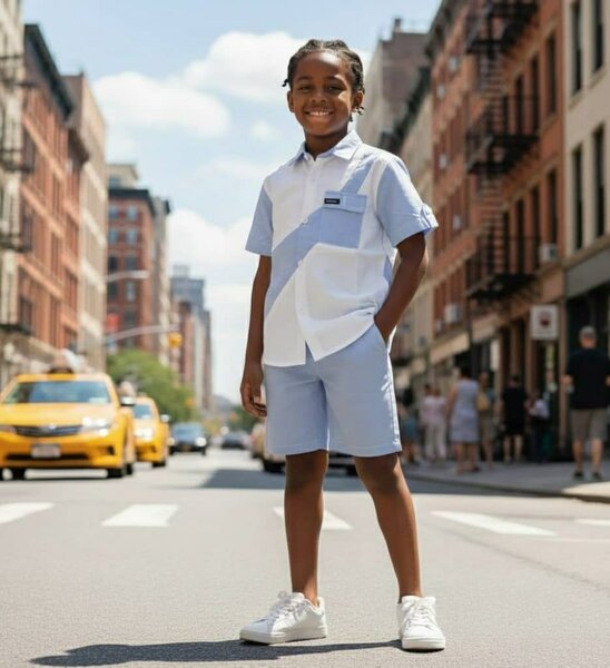 Ensemble garçon été en coton