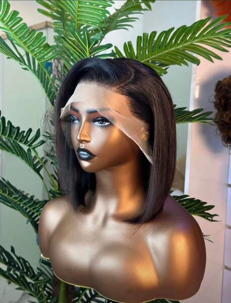 Perruque Bob Lace Front Stylée
