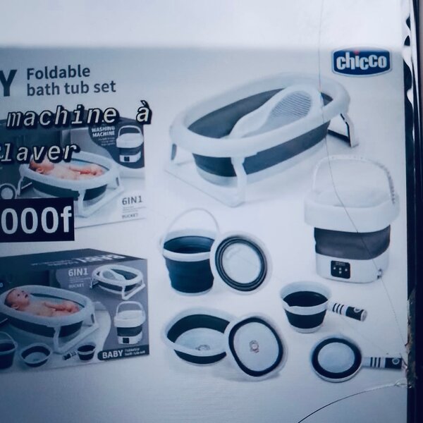 Baignoire pliante 6 en 1
