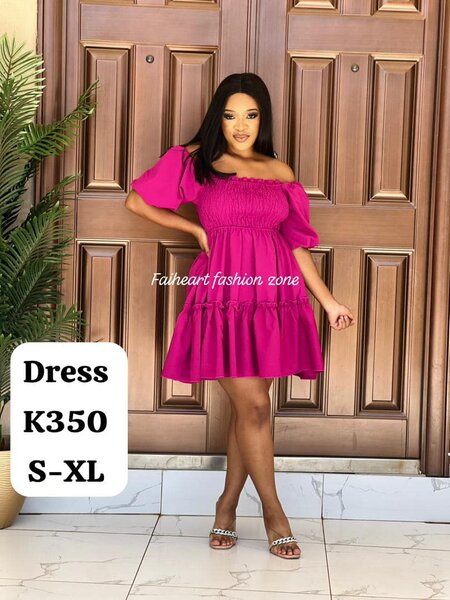 Women's pink dress Sizes: S,M,L,XL
