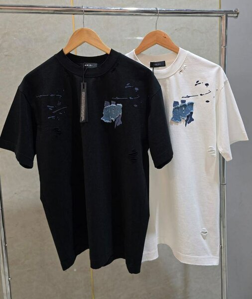 T-shirt homme noir et blanc