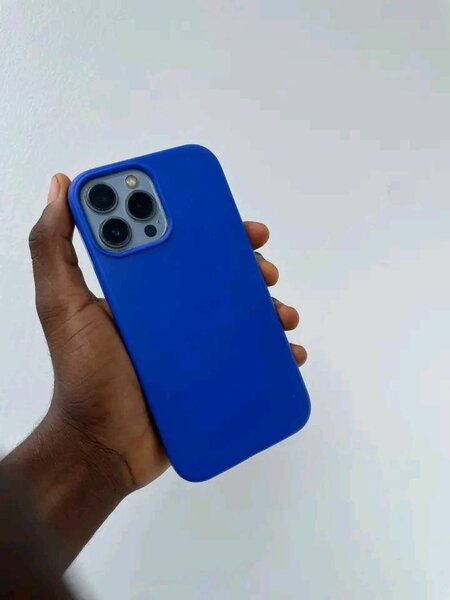 Coque de téléphone bleu