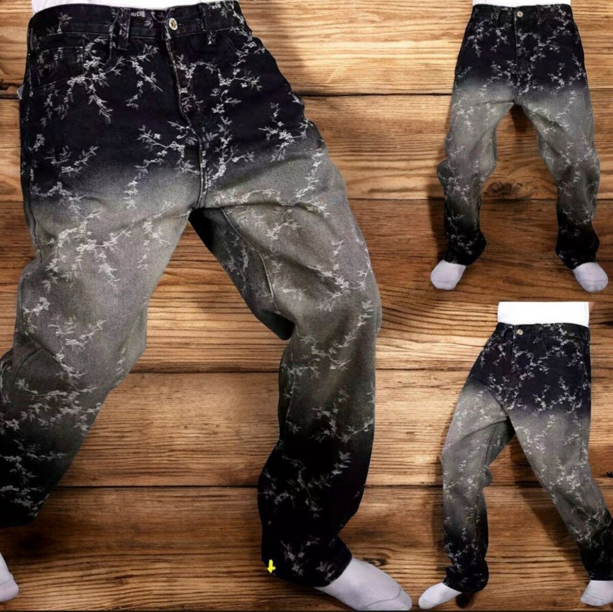 Jean stylé avec motifs