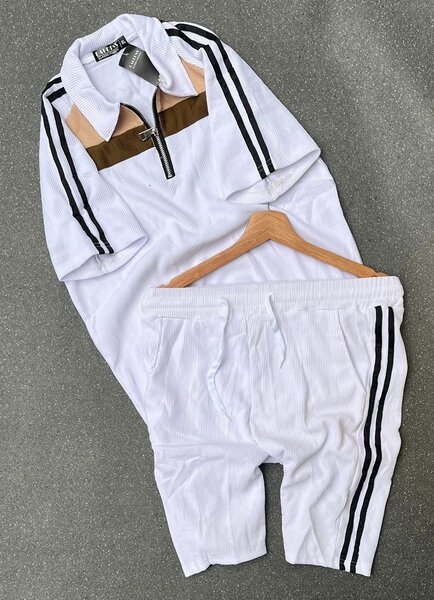 Ensemble de sport blanc chic