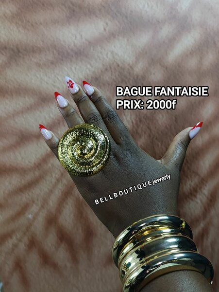 Bague Fantaisie Dorée