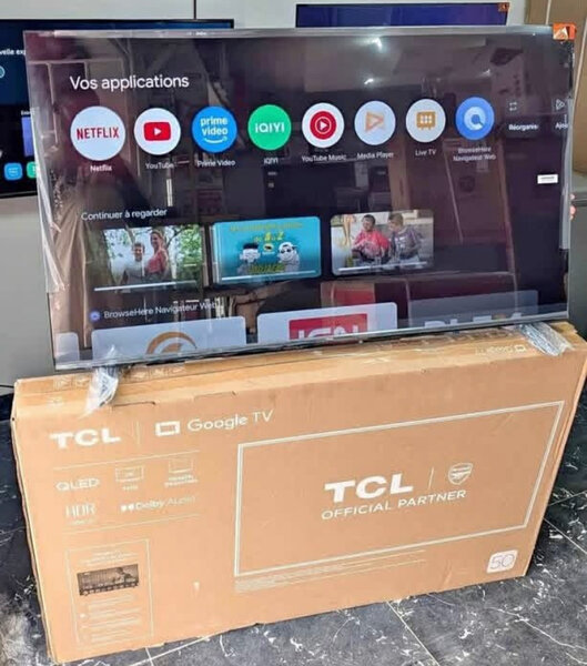 TCL QLED TV Google TV - Écran connecté haut de gamme