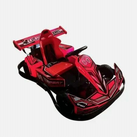 Kart électrique rouge enfant