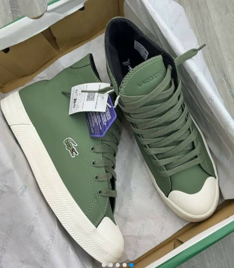 Sneakers vertes montantes