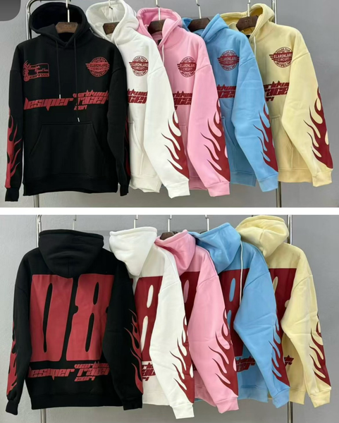 Sweats à capuche multicolores pour homme