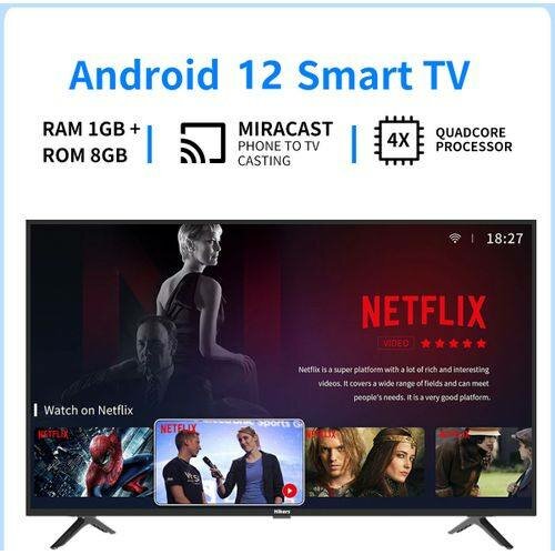 Hikers Android TV LED - 50 - 4K Ultra HD - Sans Bordure -