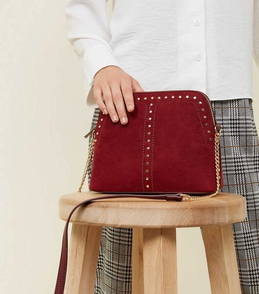 New Look suede crossbody bag