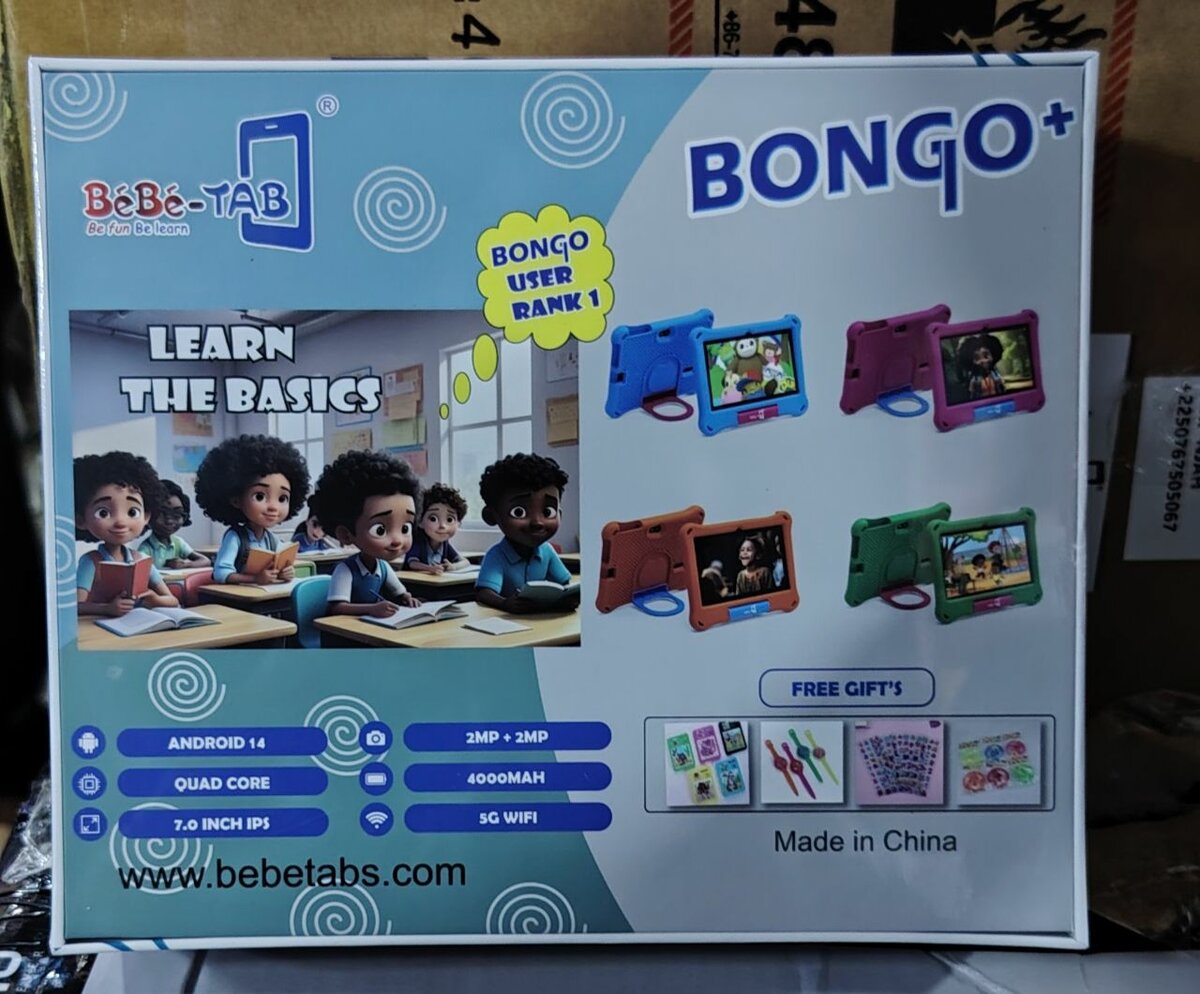 Tablette Enfant Bebe-Tab Bongo+