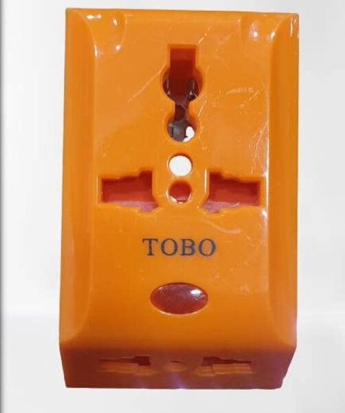Prise électrique TOBO orange