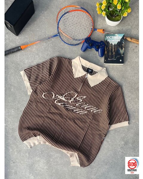 Polo à rayures élégant