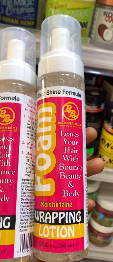 BB moist foam wrap lotion