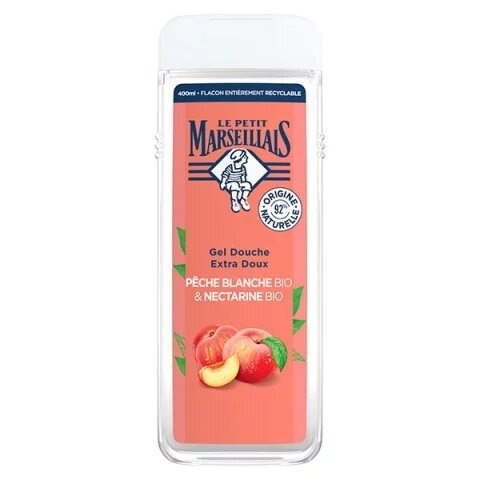 Le Petit Marseillais Gel douche Pêche Blanche 400 ml