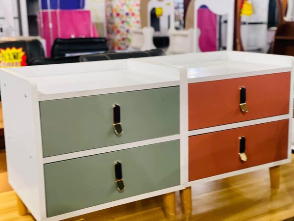 2 PCs bedroom side tables 