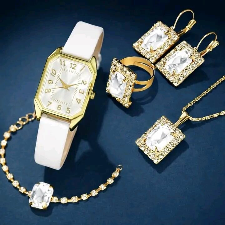 Ensemble Montre et Bijoux Luxe