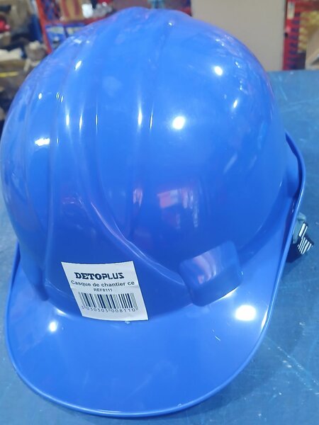 Casque de Chantier Bleu
