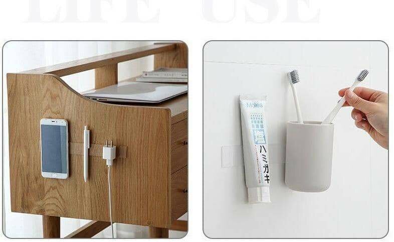 20 Crochets muraux double face