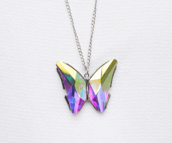 Collier Papillon Brillant