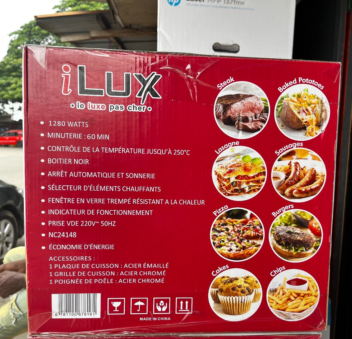 Ilux mini four électrique LXE-