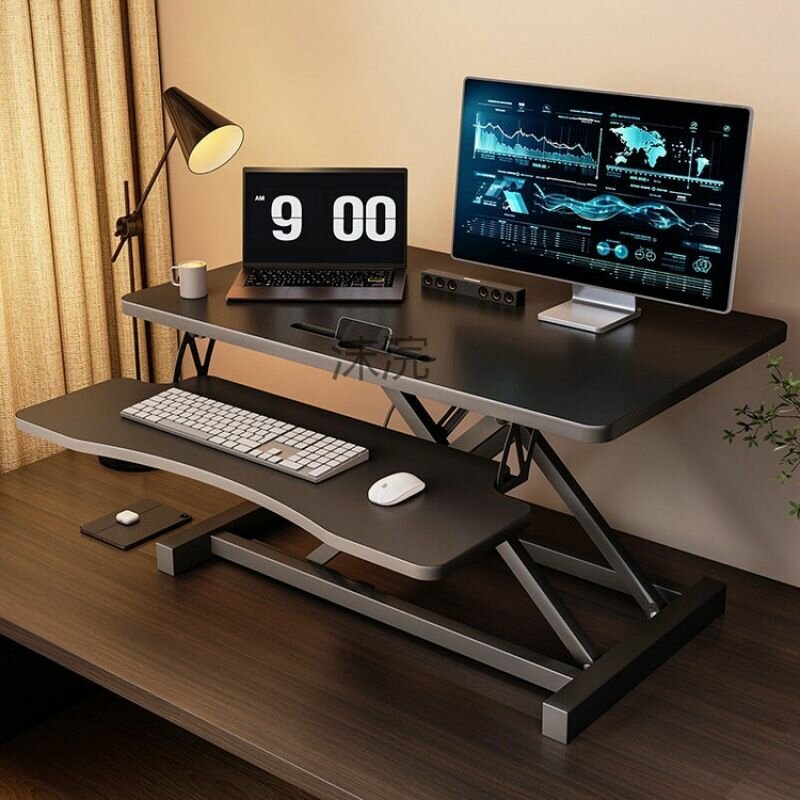 Height adjusted sit stand desk