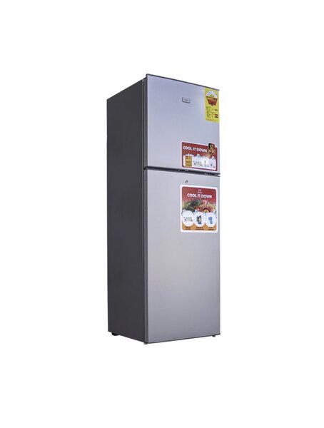 Zara Fridge 157L Top Freezer Lock Door Silver