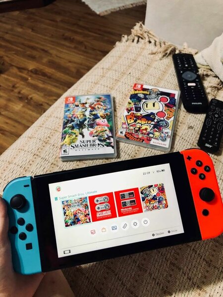 Nintendo Switch avec jeux vidéo