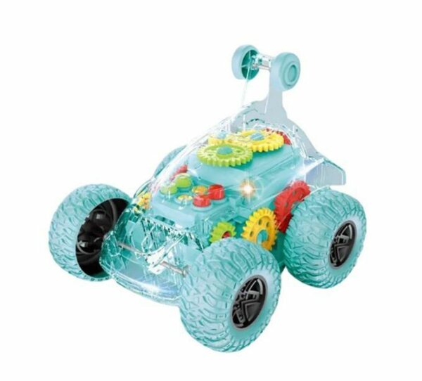 Voiture lumineuse à engrenages