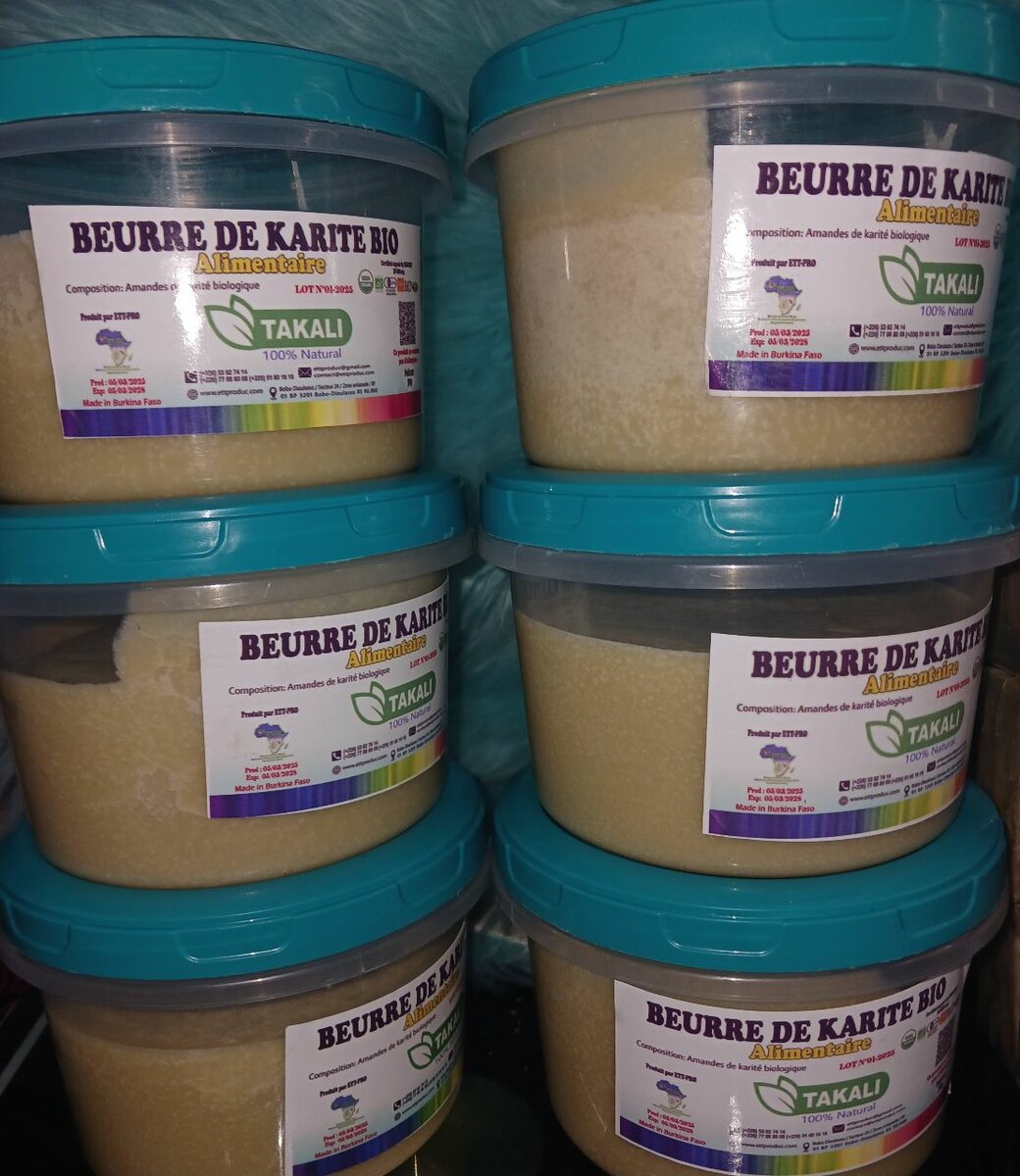Beurre de Karité Bio Alimentaire