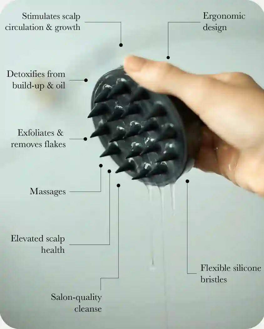 Detangling brush,multipurpose hair applicator,scalp massager