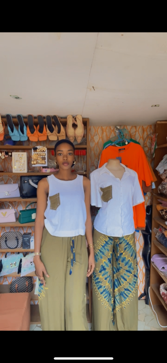 Pantalon Ankara avec chemise