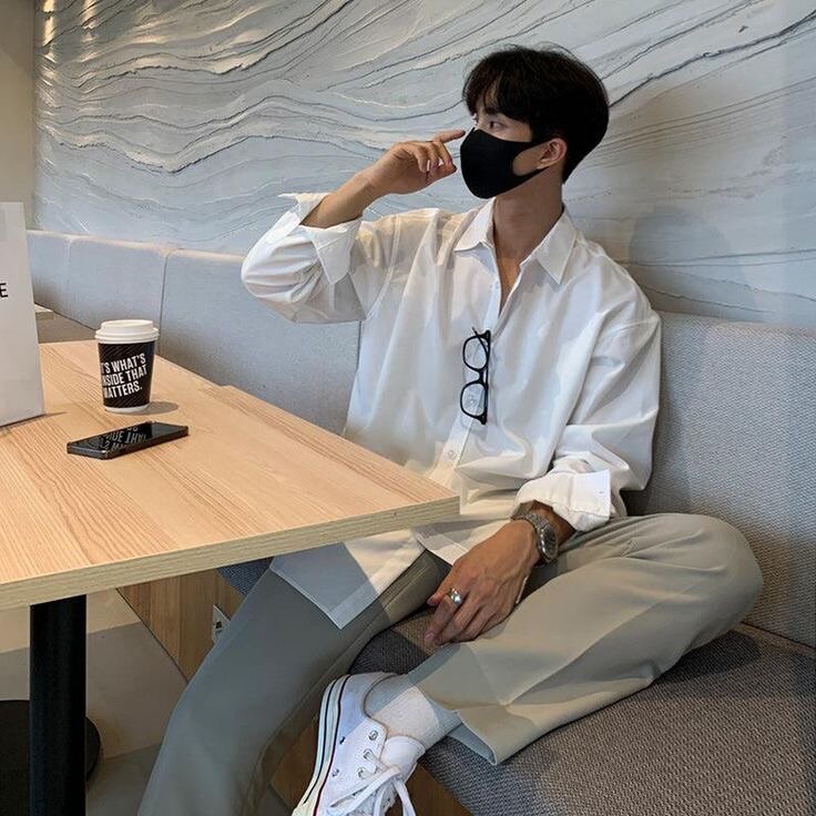 Chemise blanche veste /sortie