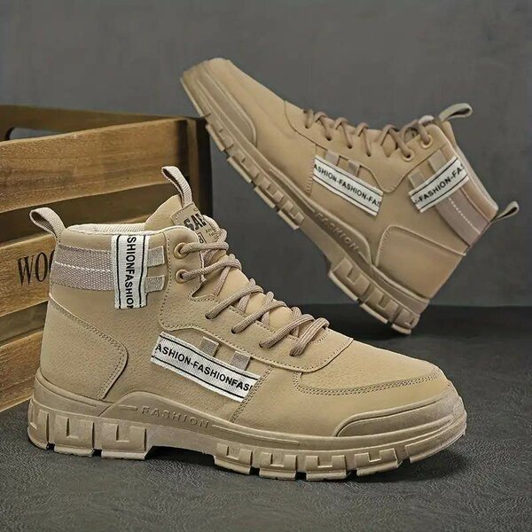 Chaussures Montantes homme confortable et stylée - Beige