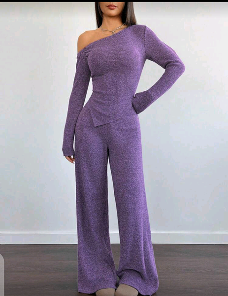 Combinaison élégante asymétrique