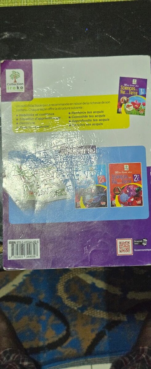 Livre Sciences de la Vie 1ère A