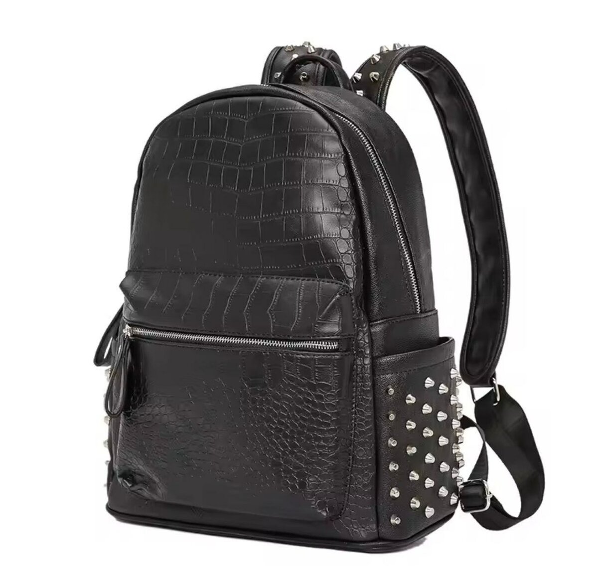 Sac à dos cuir clouté tendance