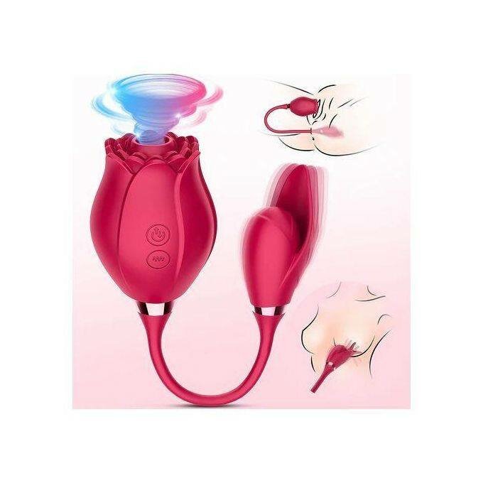 Stimulateur Rose Sucette Vibrante