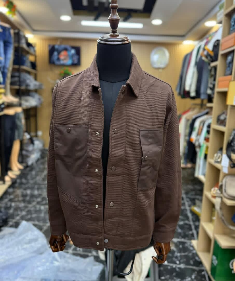 Veste en tissu texturé