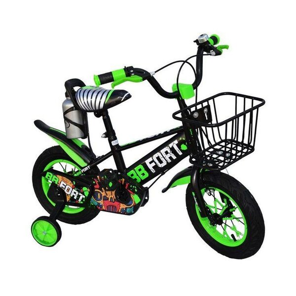 Vélo enfant 9B FORT vert et noir