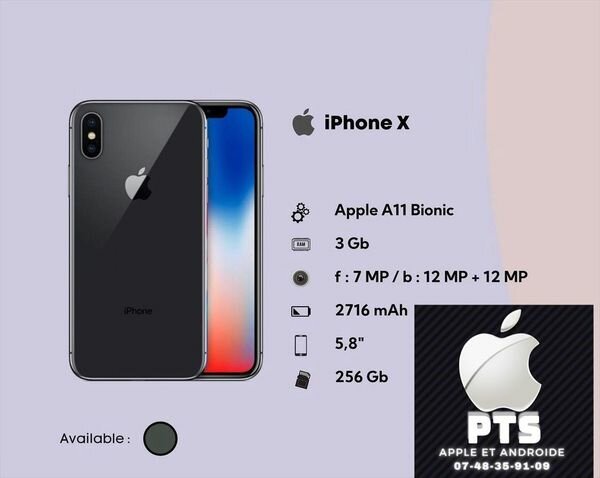 IPHONE X 64GO 