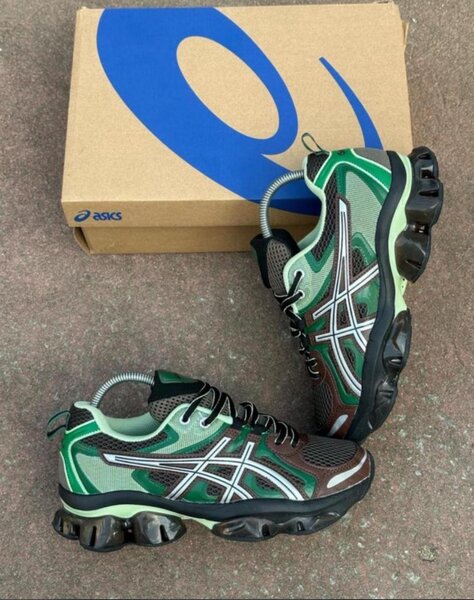 Chaussures de Course ASICS Vertes