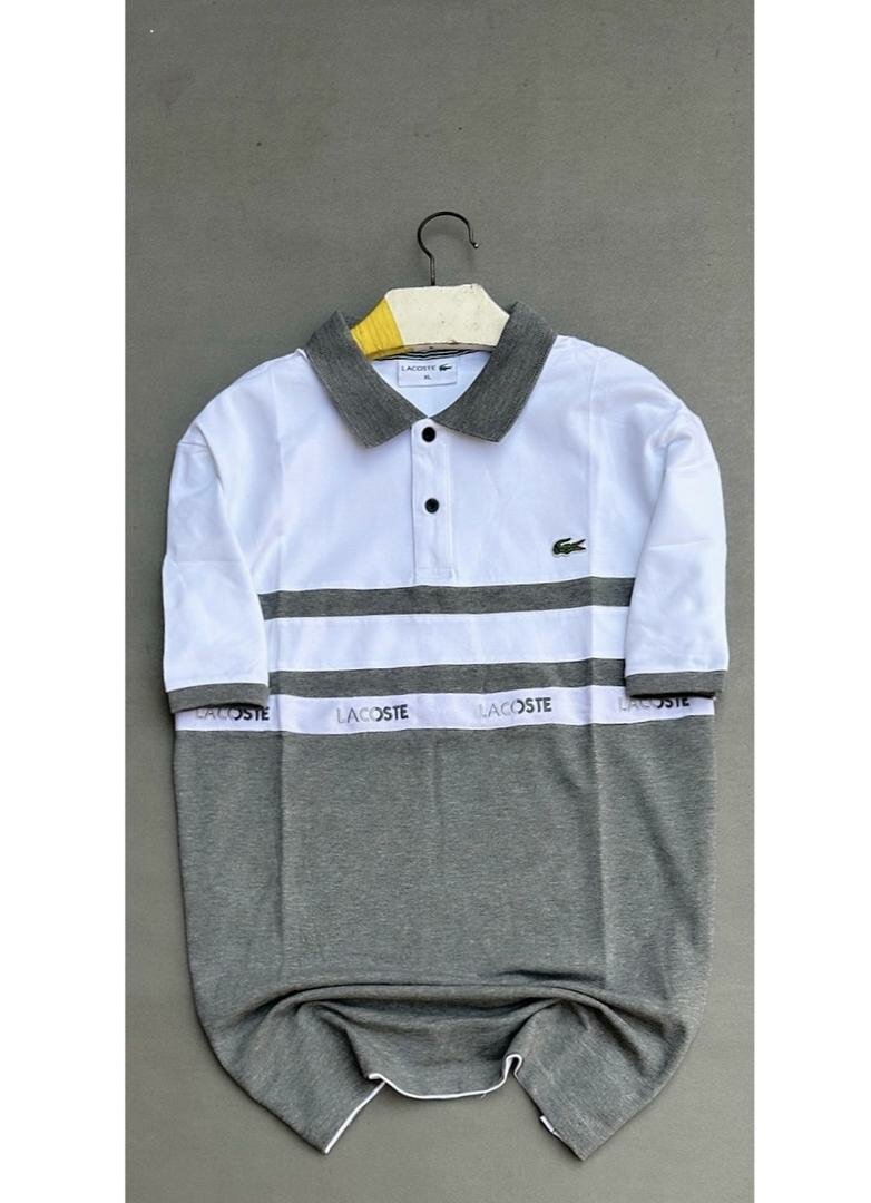 Polo Lacoste bicolore élégant