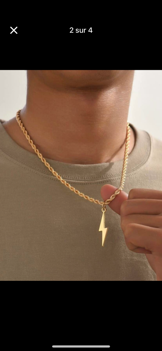 Colliers tendance en acier inoxydable