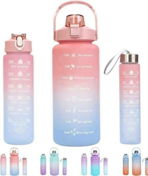 3in1 set water bottle