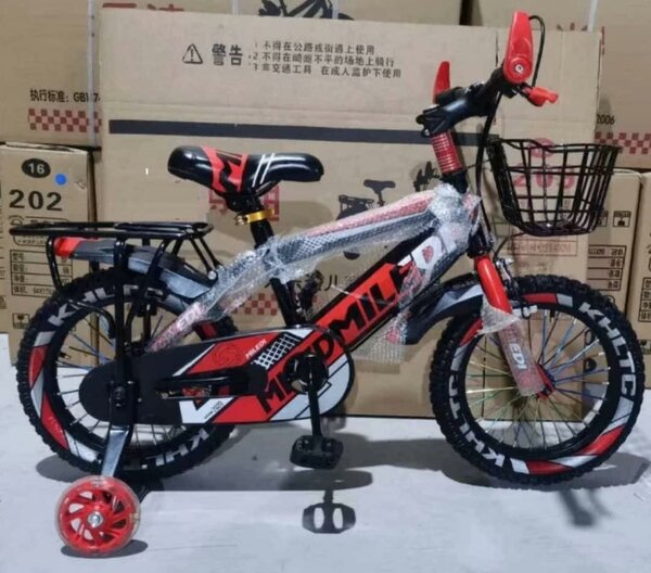 Vélo enfant HAPPYMIK rouge 16 pouces