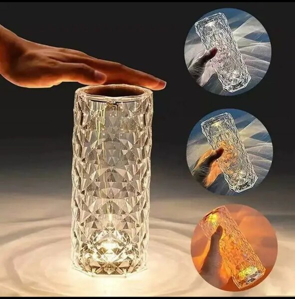 Crystal lamp 16 colors remote control sensor technology